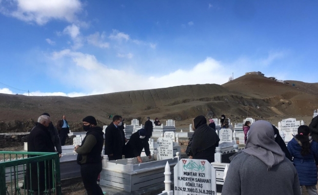 Tuzluca’da "Ölüler Bayramı" nedeniyle mezarlık ziyaretleri yapıldı