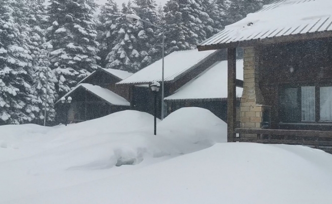 Uludağ’a mart karı yağdı