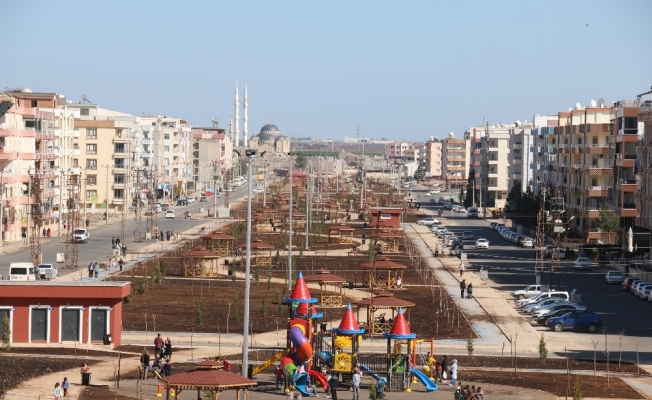 Viranşehir’deki kent parkı yapımında sona gelindi