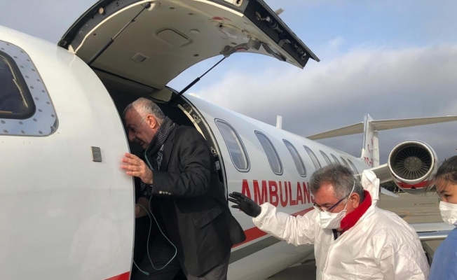 Ambulans uçak, Türk iş adamı için havalandı