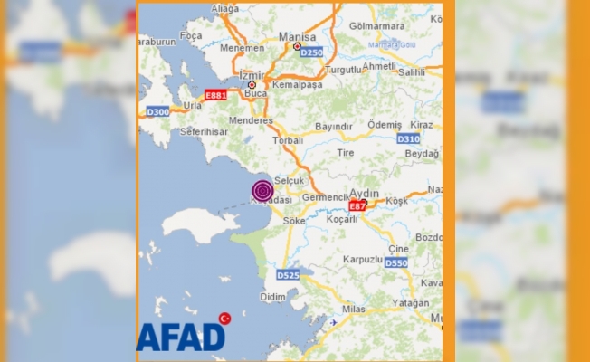 Aydın’da 3.8 şiddetinde deprem