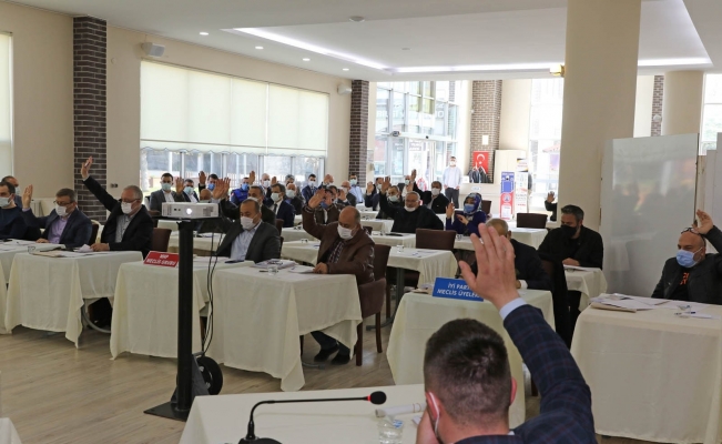 Bafra Belediyesi meclis toplantısı
