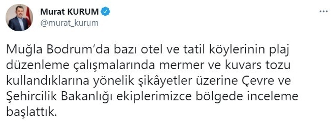 Bakan Kurum: &quot;Çevre kirliliğine neden olduğunu tespit ettiğimiz 2 işletmeye 575 bin 263 TL ceza uyguladık&quot;