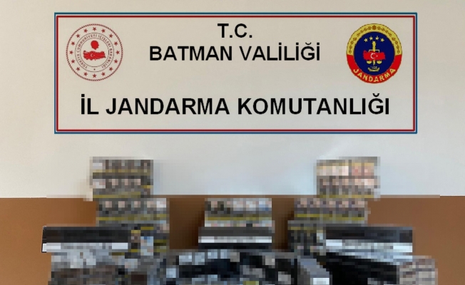 Batman’da 5 bin 500 bin paket kaçak sigara ele geçirildi