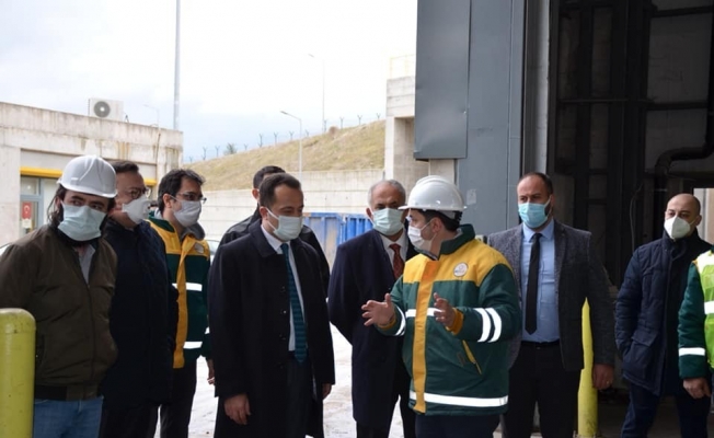 Biosun Entegre Katı Atık Tesisinde incelemelerde bulundular