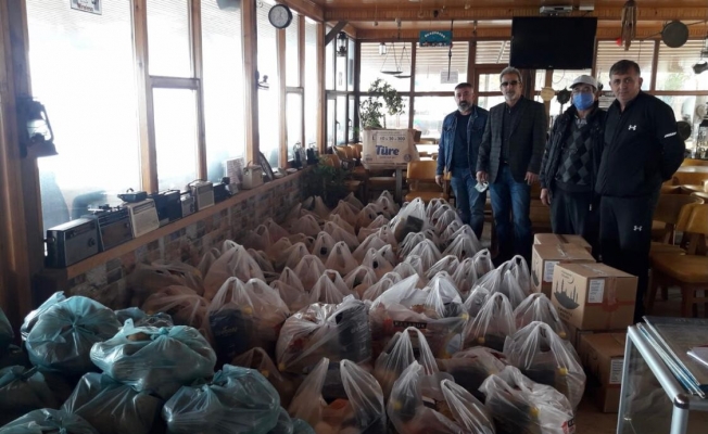 Çatalzeytinliler Derneği’nden ihtiyaç sahiplerine kumanya yardımı