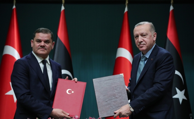 Cumhurbaşkanı Erdoğan: "Libya’da hak, adalet ve meşruiyet yerine darbenin ve darbecilerin yanında saf tutanlar bu katliamlara ortak olmuşlardır"