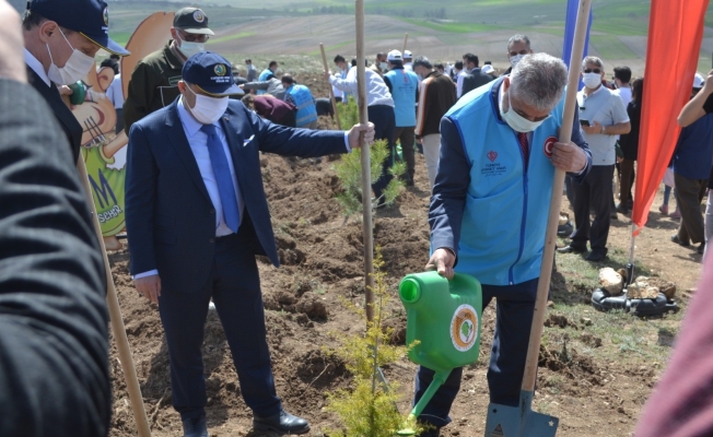 Eskişehir’de 10 bin “iyilik fidanı” toprakla buluştu