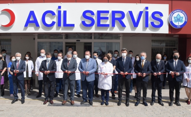 ESOGÜ Hastanesi Acil Servisi’nde yenilenen kısımlar açıldı