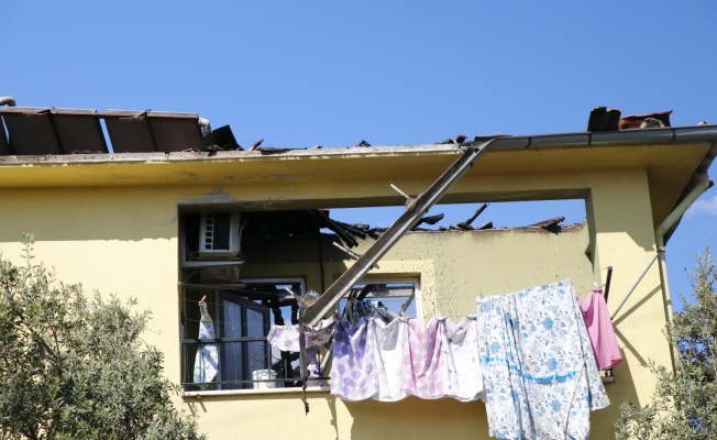 Fethiye’de bir ev alev alev yandı