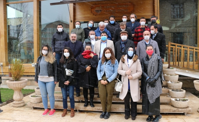 Gazeteciler, ’medya, kültür, sanat ve turizm’ buluşmalarında Ahi diyarı Kırşehir’de konakladı