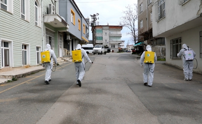 İlkadım’da dezenfekte seferberliği