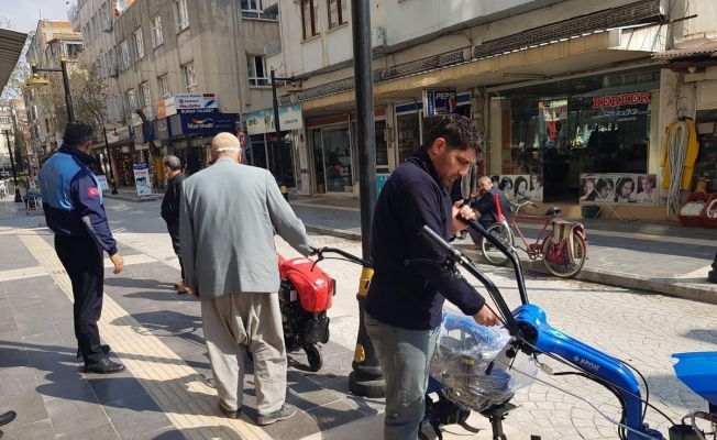 Kaldırım işgallerine göz açtırılmıyor