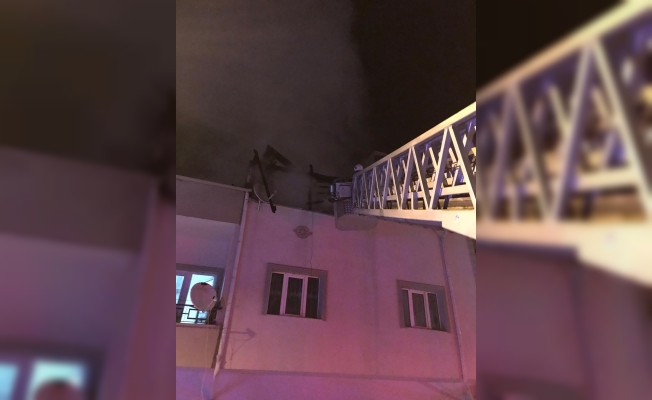 Nevşehir’de çatı yangını korkuttu