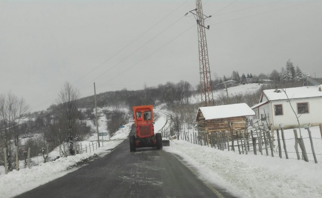 Ordu’nun yaylalarında kar