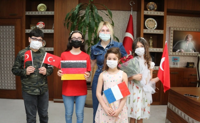 Rektör Özkan AÜ devlet konservatuvarı öğrencilerini ağırladı