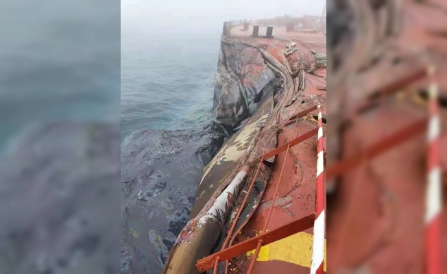 Sarı Deniz’de yük gemisi ile 1 milyon varil ham petrol taşıyan tanker çarpıştı