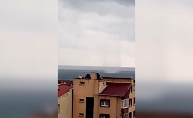 Sinop’ta denizde hortum oluştu