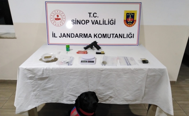 Sinop’ta uyuşturucu madde ele geçirilen 1 şahıs gözaltına alındı