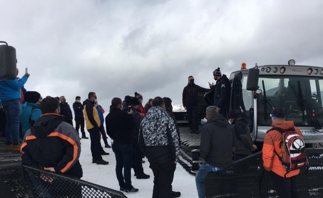 Snowtrack eğitim kursu Erzincan’da yapıldı