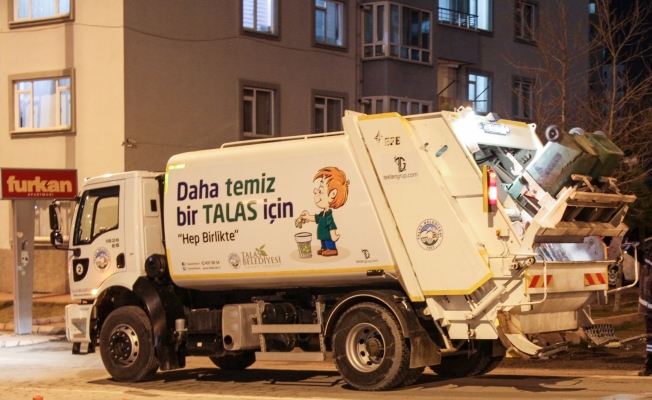 Talas’ta çöp toplama saatleri değişti