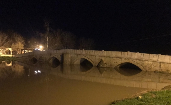 Tunca Nehri’nde su seviyesi mevsim normallerinde, taşkın riski yok