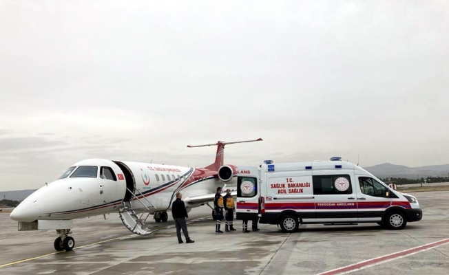 Uçak ambulanslar bebekler için havalandı