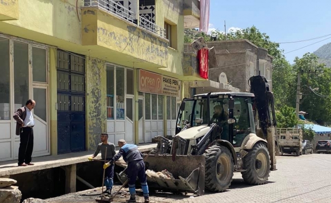 Uludere’de kısıtlama sonrası hummalı çalışma başlatıldı