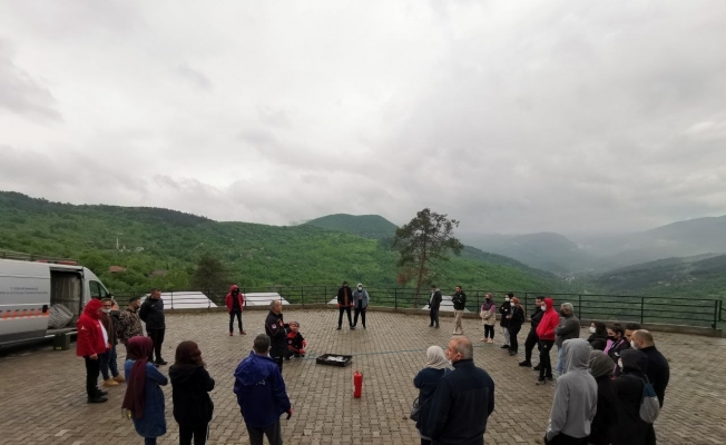 AFAD gönüllülerine sahada farkındalık eğitimi verildi