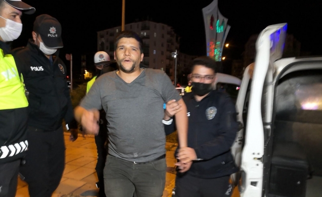 Alkollü halde kısıtlamayı delmekle kalmadı: Polise hakaret etti, basına saldırdı