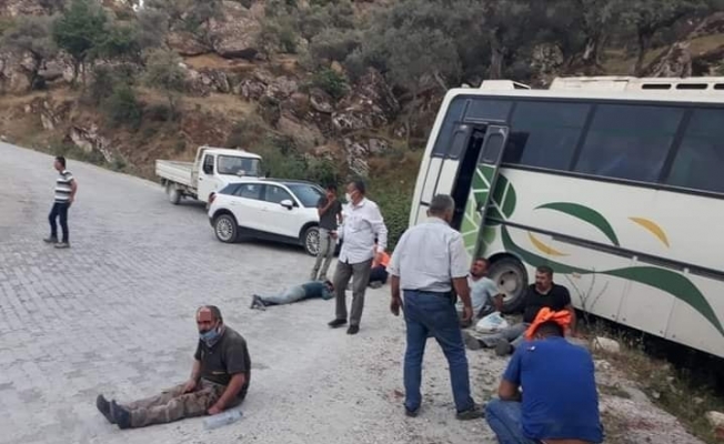 Aydın’da işçi servisi kaza yaptı: 14 yaralı