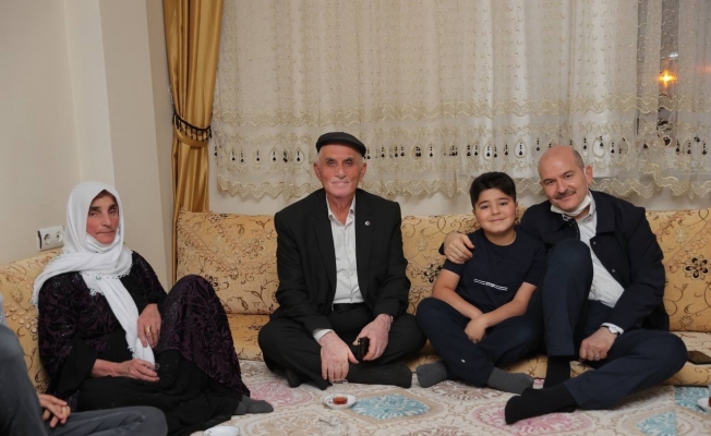 Bakan Soylu, iftarını Kamalı ailesinin evinde açtı