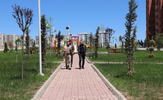 Baydilli Seyrantepe’deki yeni parkı inceledi