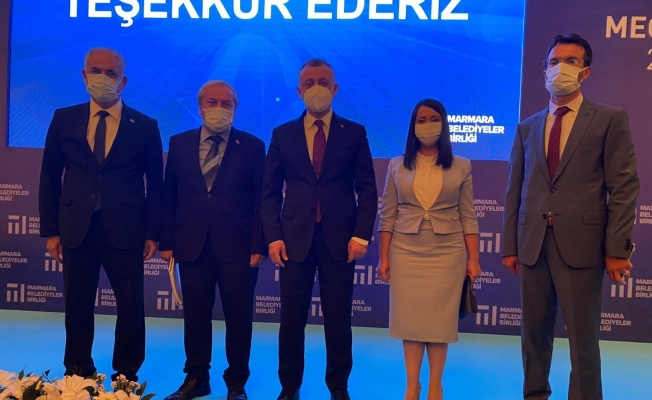 Belediye başkanları Marmara Belediyeler Birliği seçimlerine katıldılar