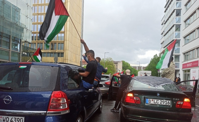 Berlin’de Filistin’e destek