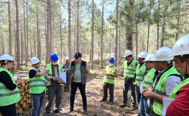 Beyşehir’de orman muhafaza memurları ile teknik elemanlara işletme pazarlama eğitimi