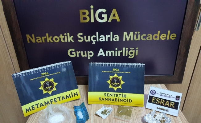 Biga’da uyuşturucu operasyonu