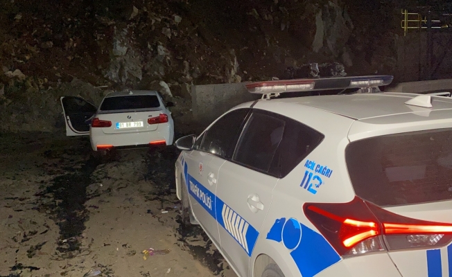Çalınan lüks otomobil, 140 kilometrelik kovalamaca sonucu bulundu