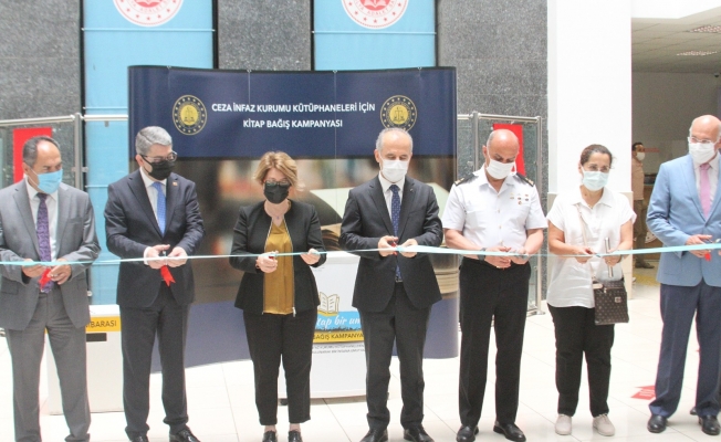 Cezaevi kütüphaneleri için düzenlenen eş zamanlı bağış kampanyasına Antalya’da start verildi