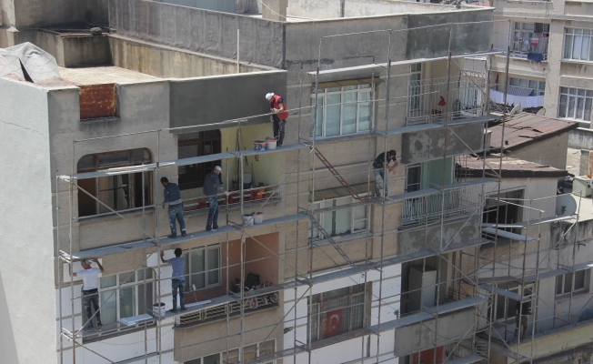 Dış cephe giydirme son aşamaya geldi