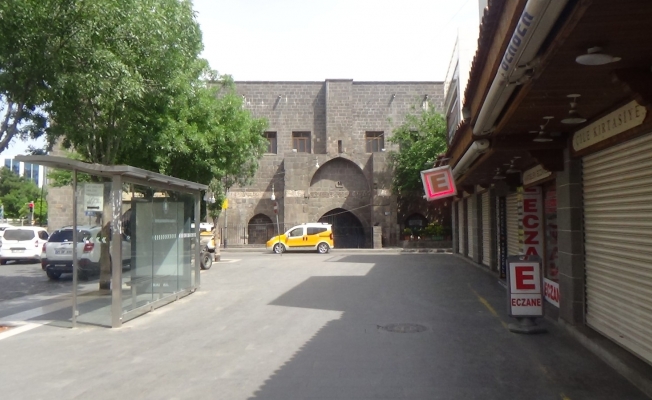 Diyarbakır’da tam kapanmanın 5’inci gününde de sessizlik sürüyor