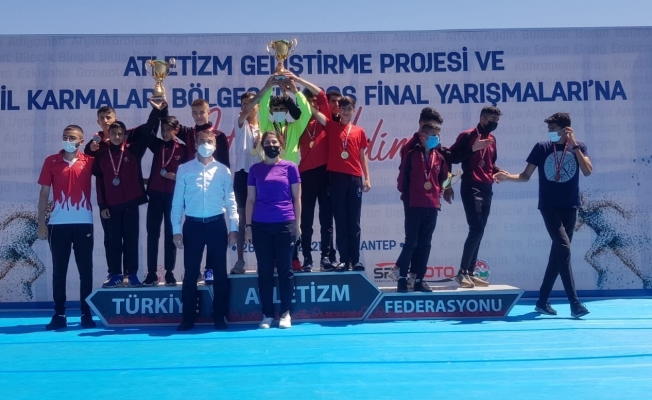 Eleşkirt’in Altın Ayaklı Çocuğu Türkiye ikincisi oldu