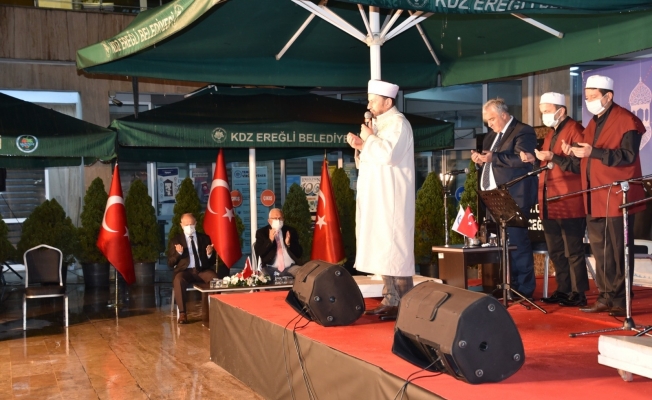 Ereğli semalarında Kur’an sesleri yükseldi