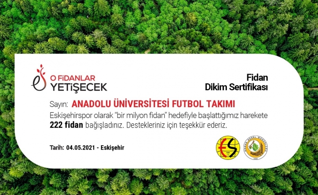 Eskişehirspor’a Anadolu Üniversitesinin desteği devam ediyor
