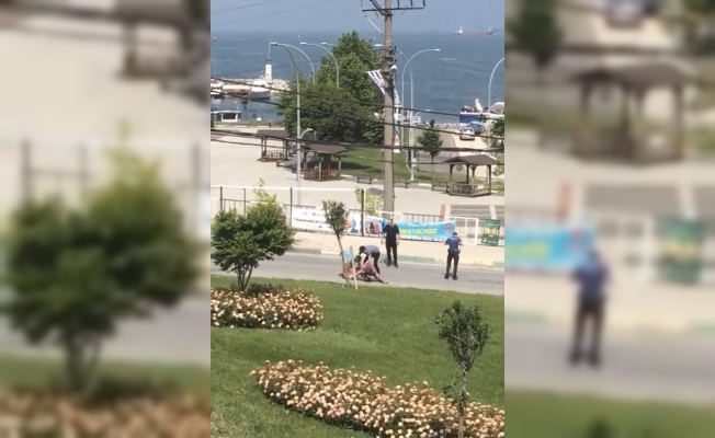 Gemlik’te polise saldıran şüpheli kıskıvrak yakalandı