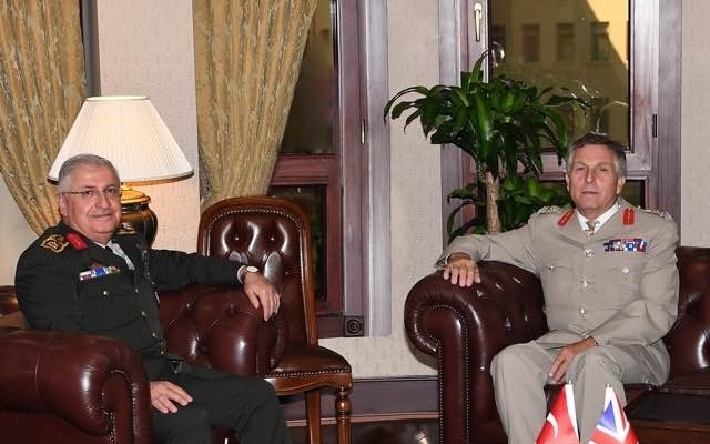Genelkurmay Başkanı Güler, İngiltere Genelkurmay Başkanı Carter ile görüştü