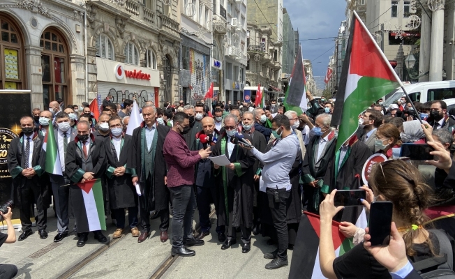 Hukukçular derneği ve İstanbul 2 Nolu barosu Filistin’deki zulmünü kınadı