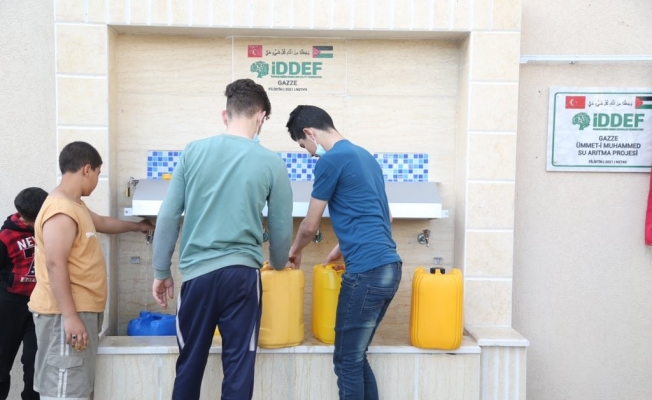 İDDEF’in su arıtma projesi binlerce Filistinli vatandaşı temiz suya kavuşturdu