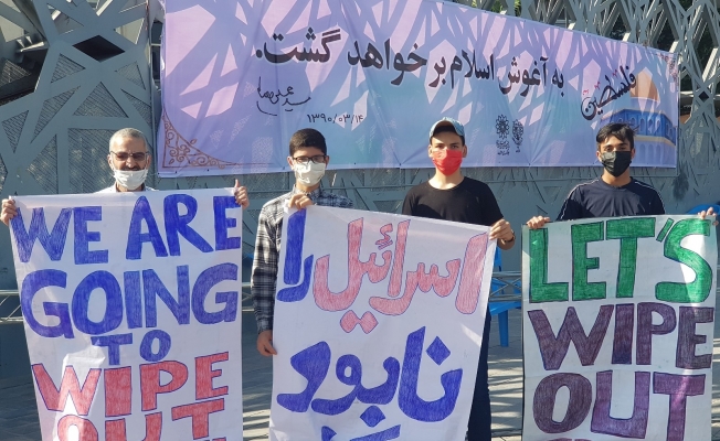İran’da, Filistin’e destek gösterisi