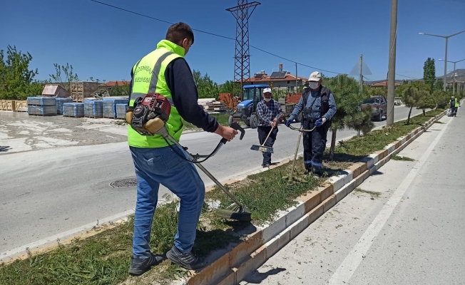 İscehisar’ın yeşil alanları güzelleşiyor